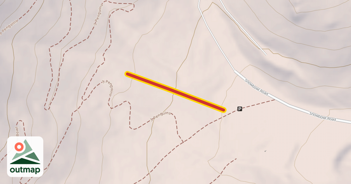 Map of Rope Tow