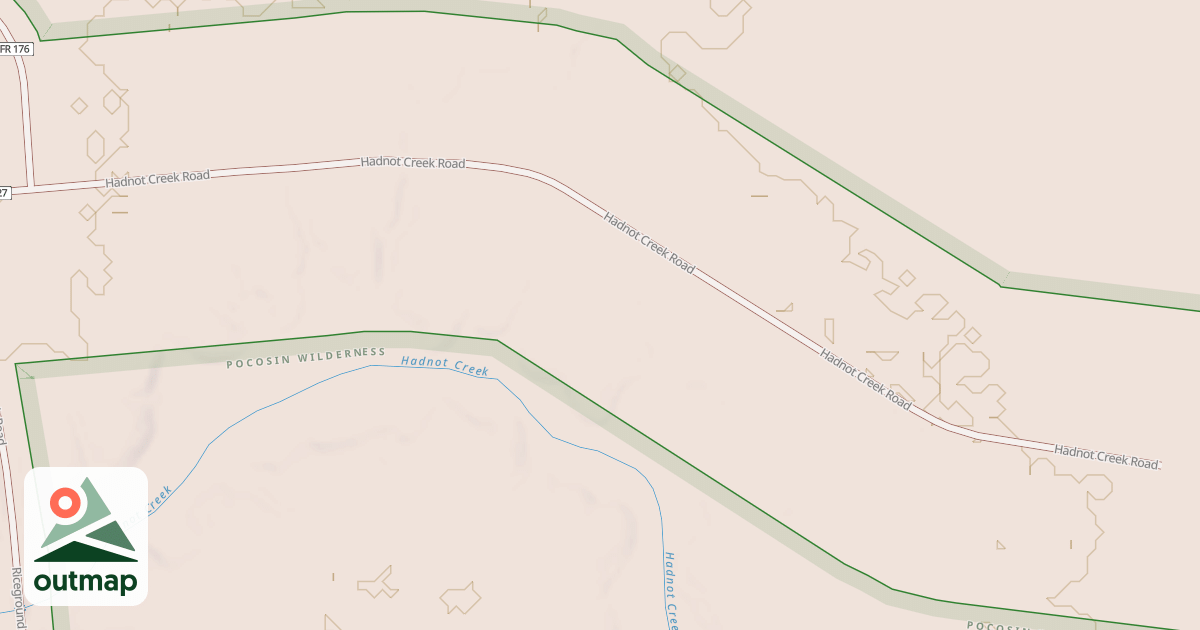 Map of E.HADNOT RD