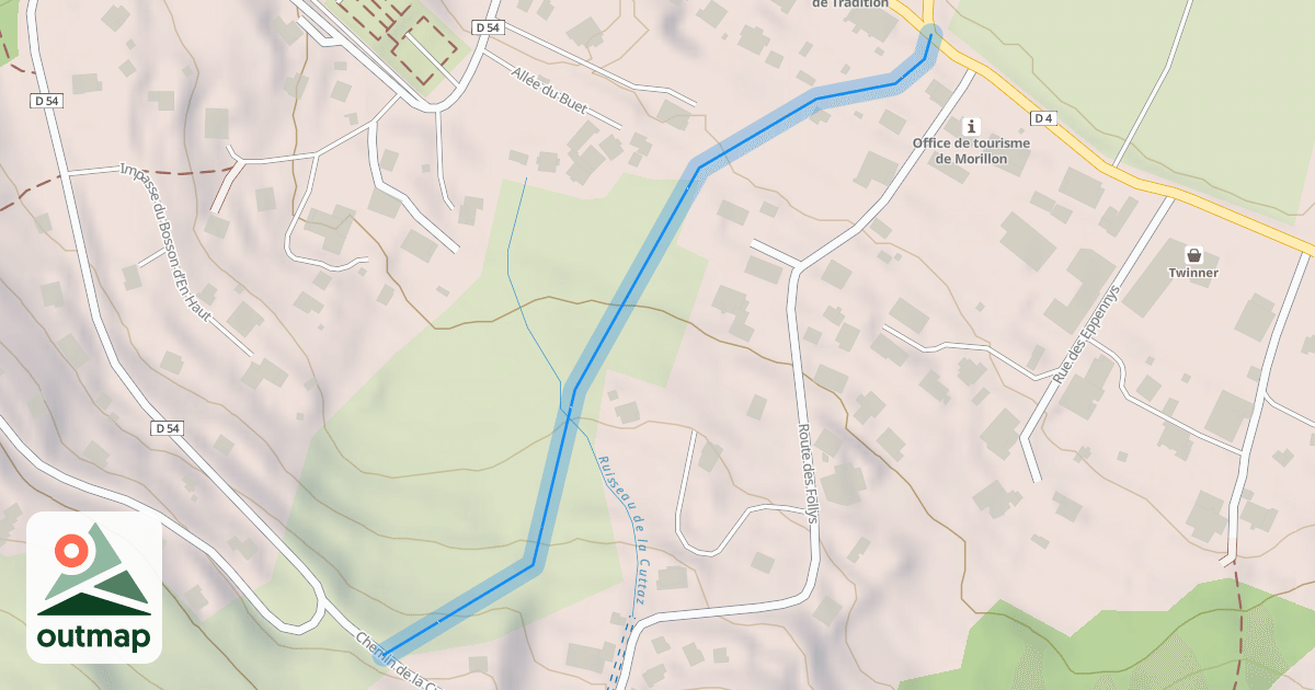 Map of Labérieu