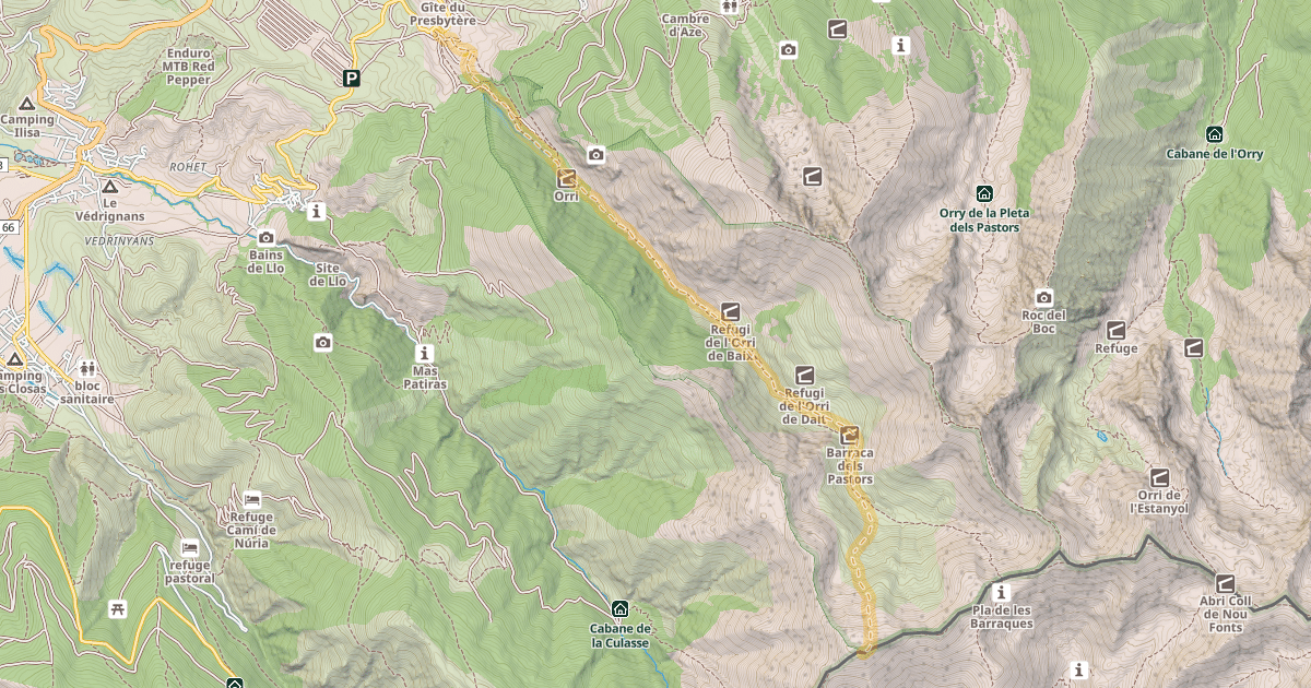 Map preview of Puig de Finestrelles — Eyne