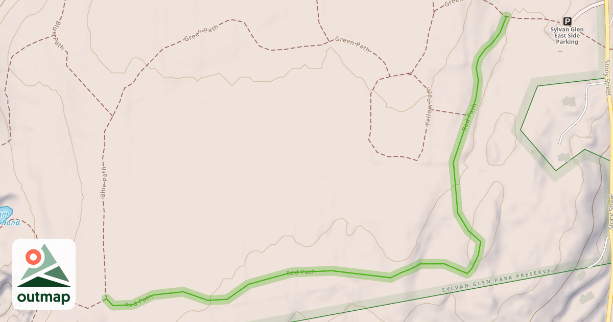 Map of Red Path