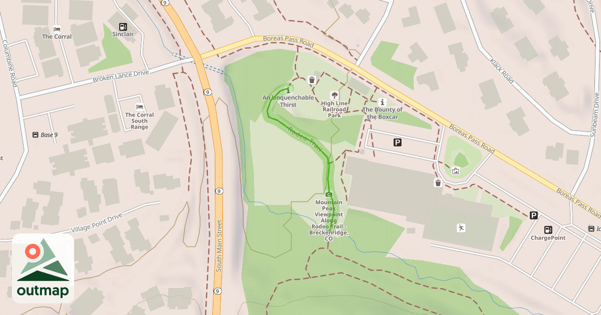 Map of Rodeo Trail