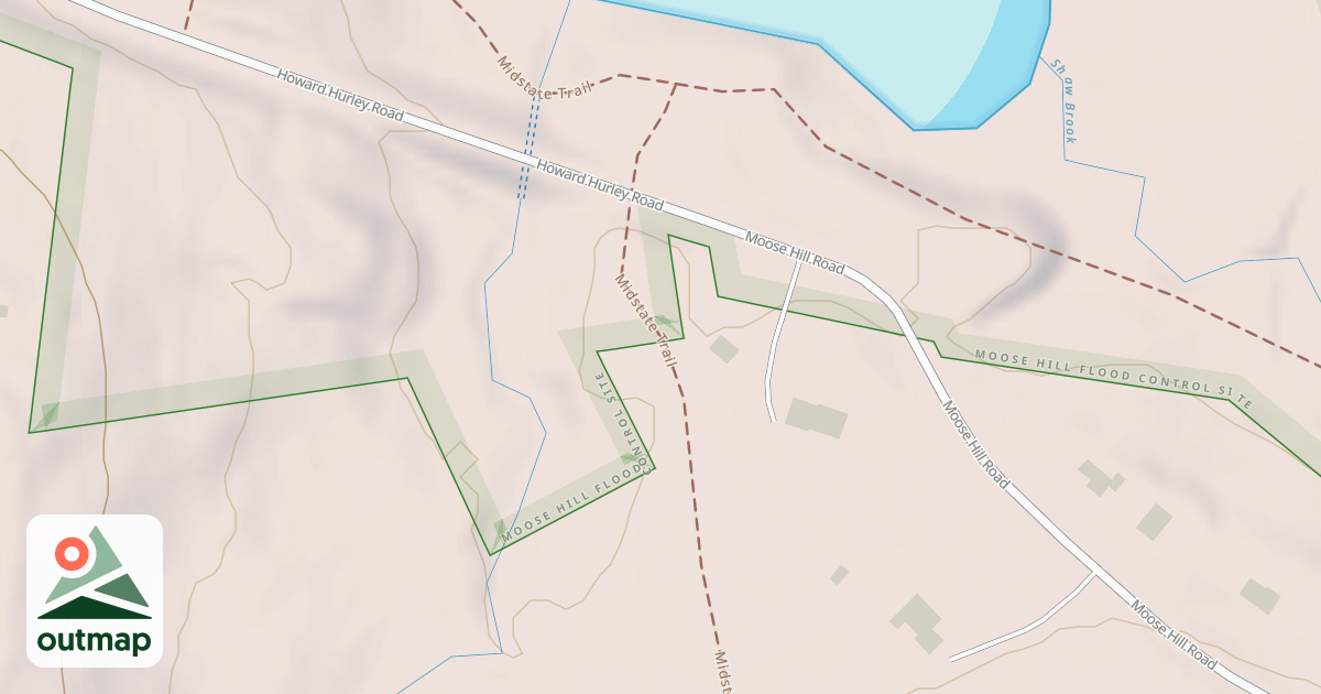 Map of Midstate Trail