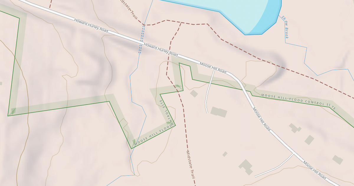 Map preview of Midstate Trail