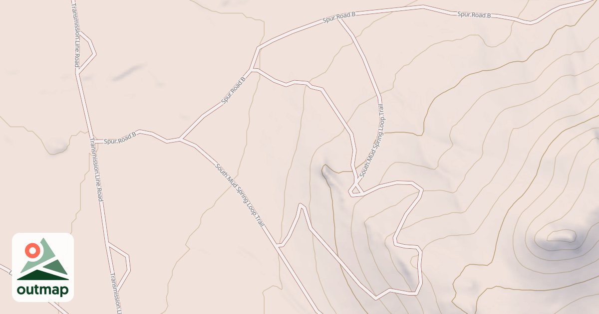 Map of SOUTH MUD SPRING LOOP