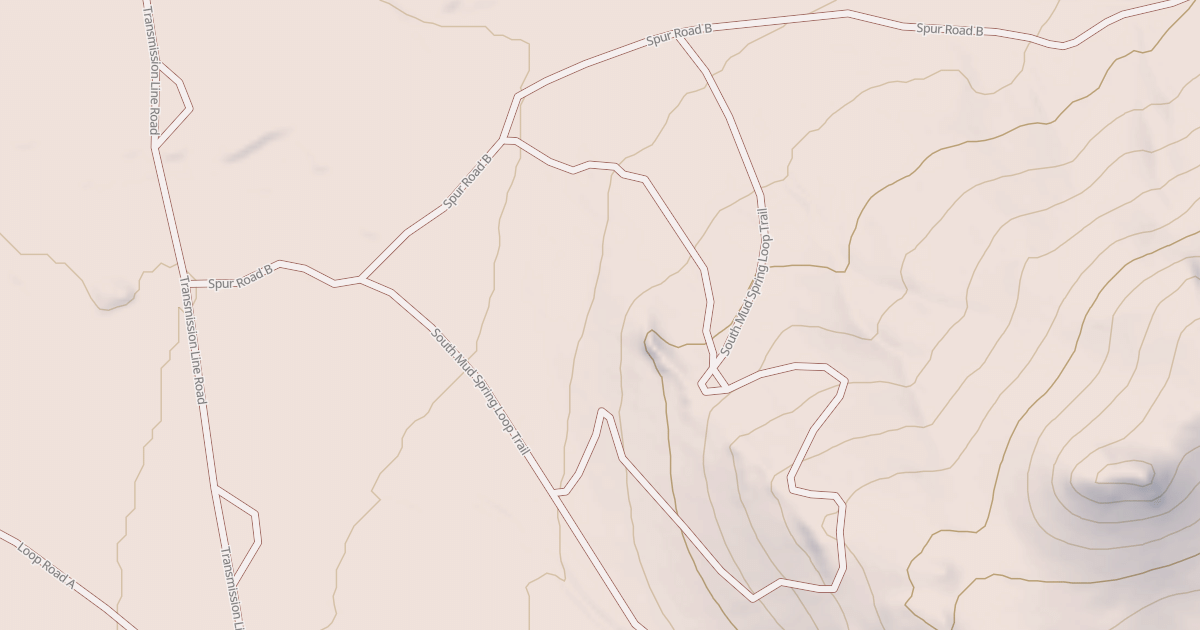Map preview of SOUTH MUD SPRING LOOP