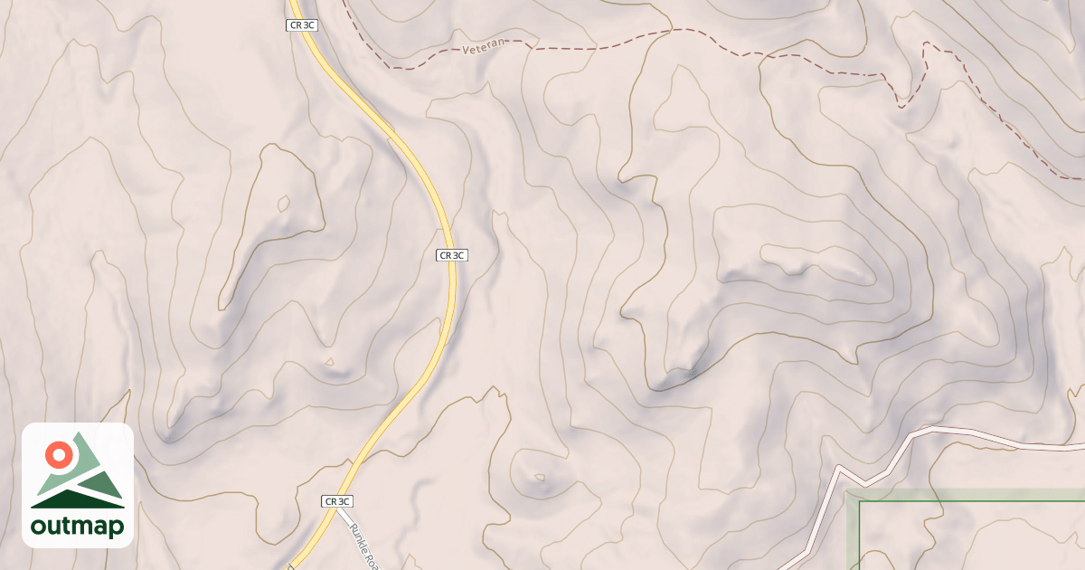 Map of CRYSTAL CAVE BR 1B