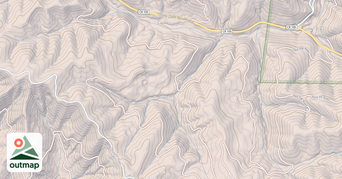 Map of BUCKEYE CREEK