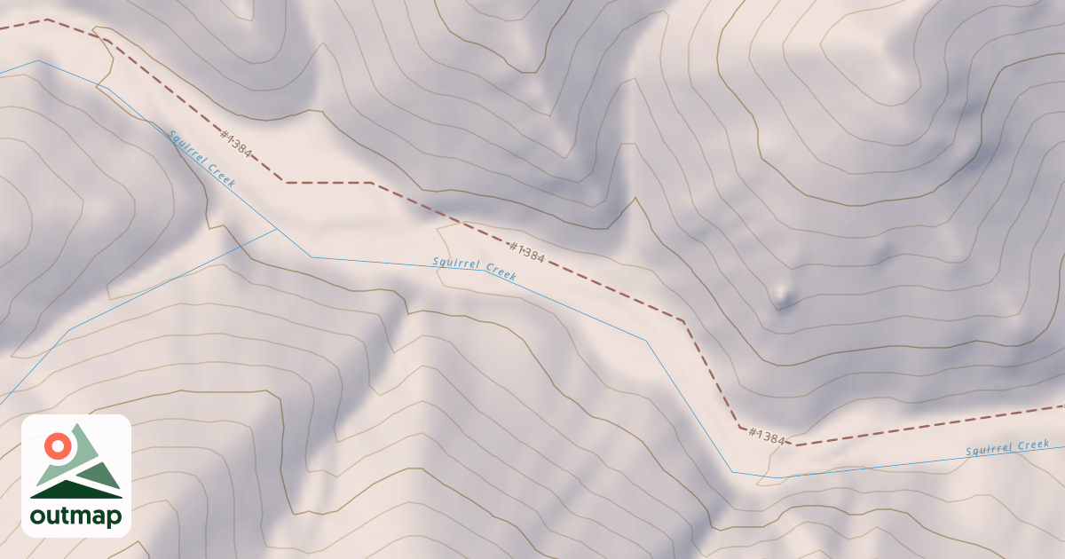 Map of Squirrel Creek