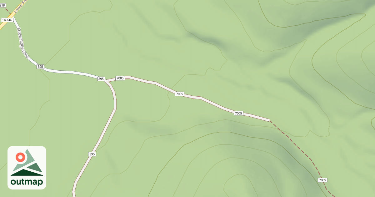 Map of CHURCH HOLLOW