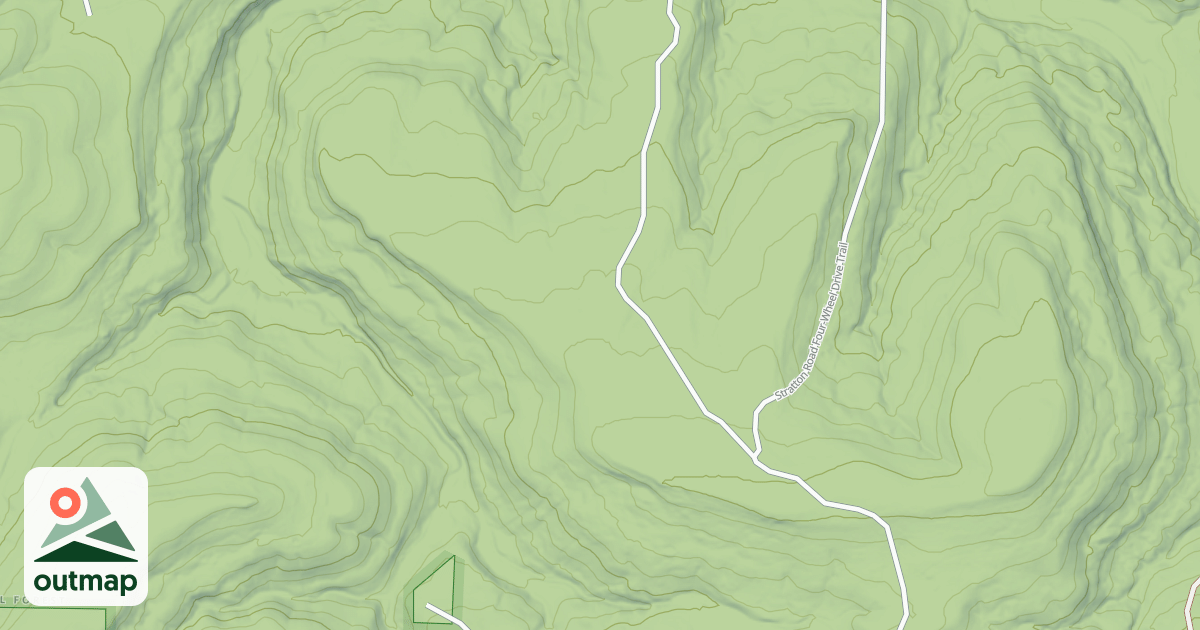 Map of USFS Motor Vehicle Use Map Roads {91C284FE-98E9-4A91-84CC-BC9BB055069F}