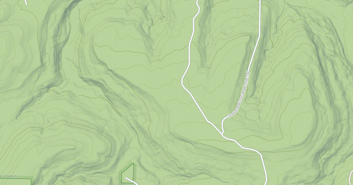 Map preview of USFS Motor Vehicle Use Map Roads {91C284FE-98E9-4A91-84CC-BC9BB055069F}