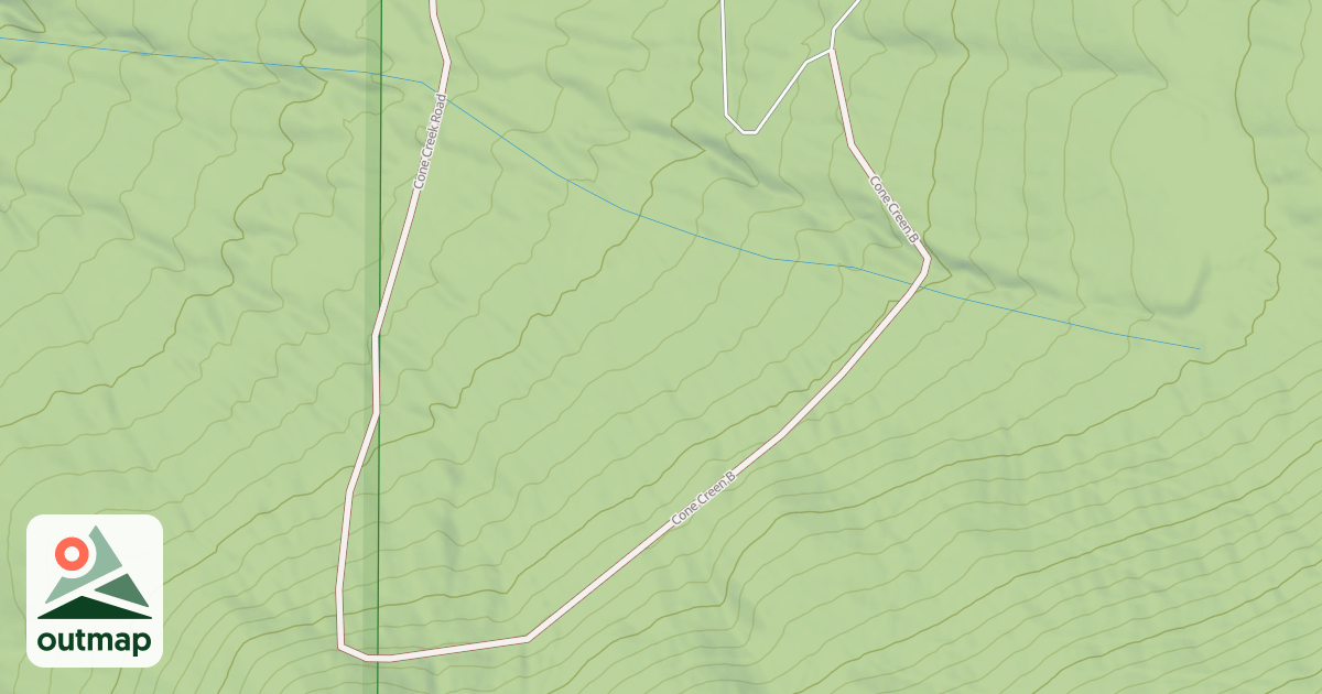 Map of CONE CREEK B