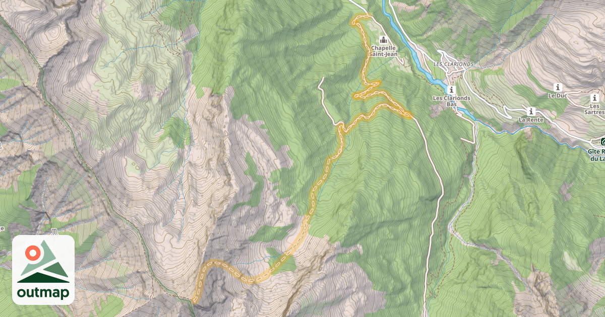 Map of L'Aiguillette — Peynier