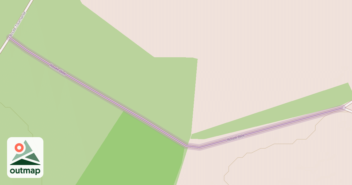Map of Route Blot