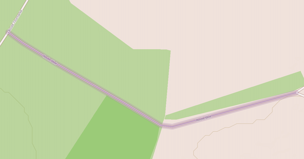 Map preview of Route Blot