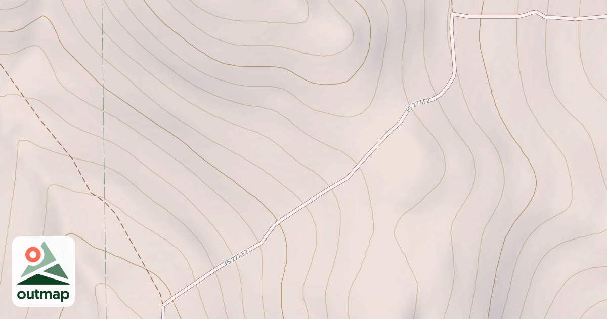 Map of SO. FK. MUDDY LAKE LOOP