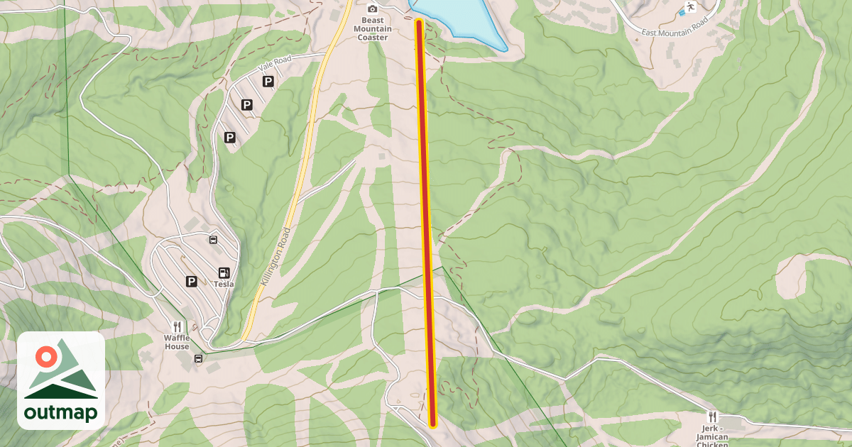 Map of Snowshed Express Quad
