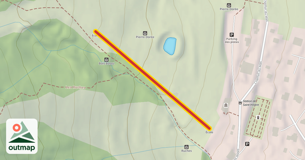 Map of École