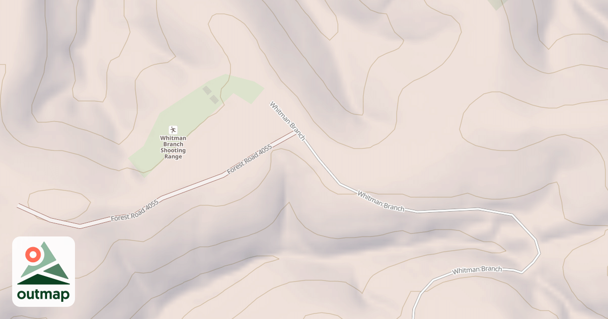 Map of WHITMAN BRANCH