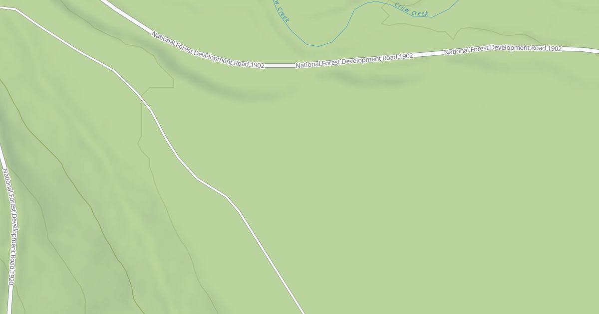 Map preview of USFS National Forest System Roads {2187F770-DBEF-4EC9-8793-6F43A3157FEF}