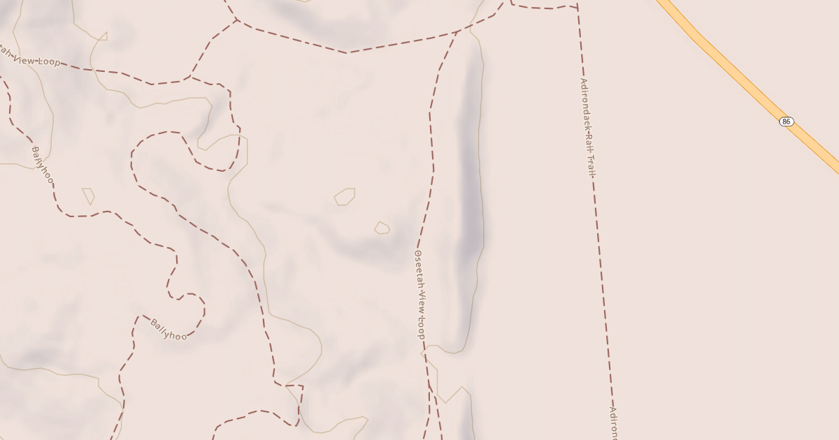 Map preview of Oseetah Lake Trails
