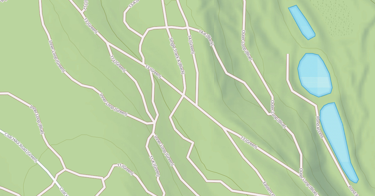 Map preview of Rock Run ATV Trails