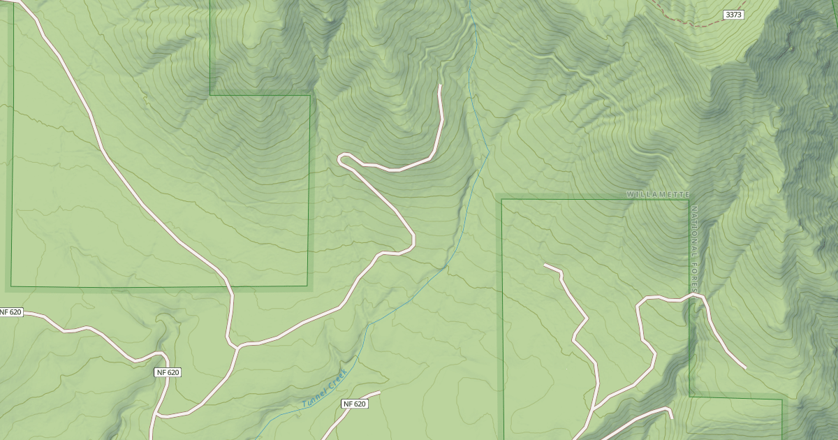 Map preview of UPPER TUNNEL CREEK