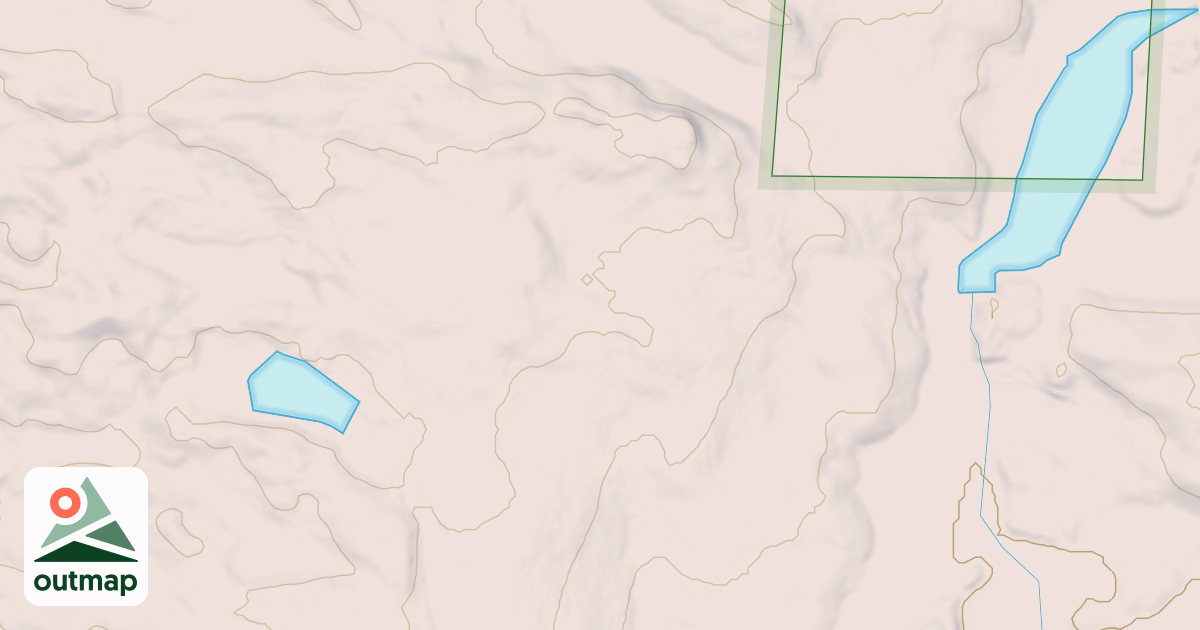 Map of FLUTE REED RIVER SPUR AA