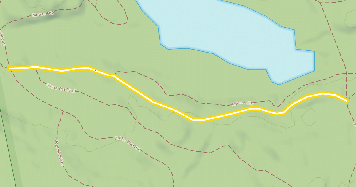 Map preview of Moose Pond Loop