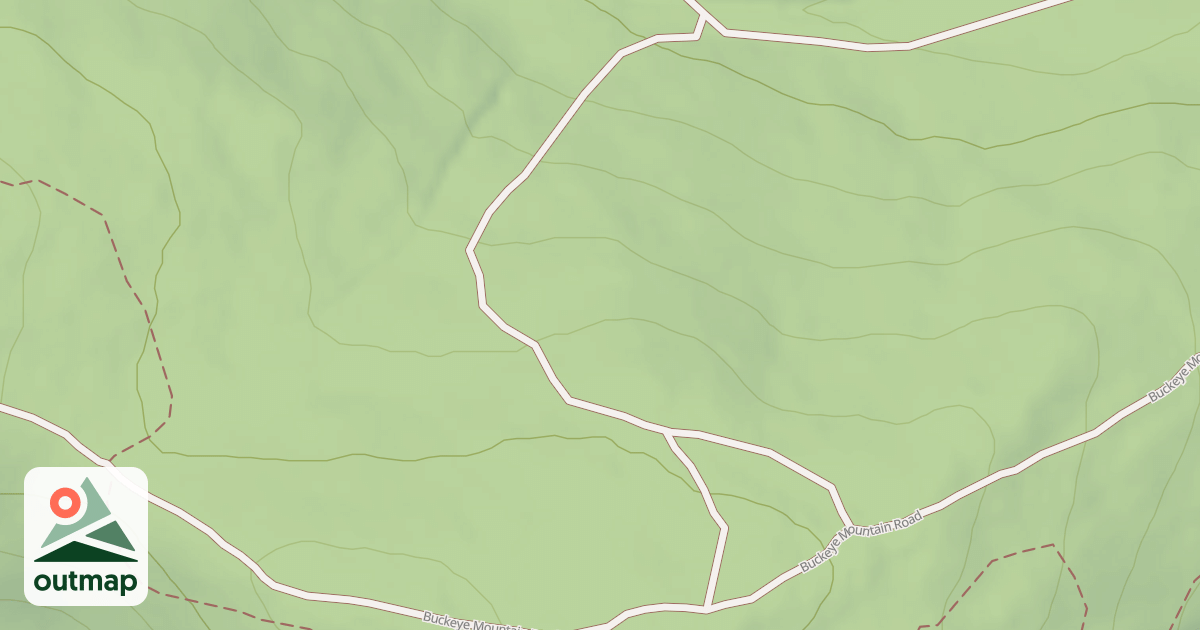 Map of S. TENNESSEE MTN. SPUR