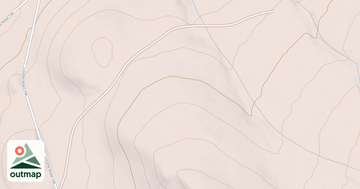 Map of HUNTERS RIDGE SPUR