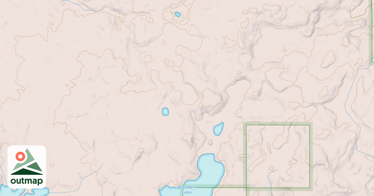 Map of Bessemer Snowmobile #1 S