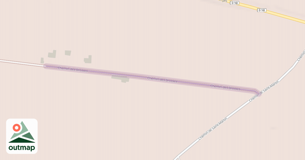 Map of Chemin des Brosses