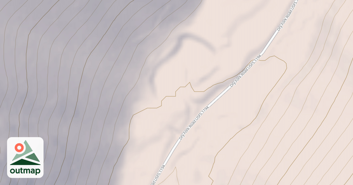Map of DRY FORK PIT