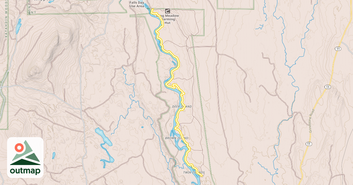 Map of River Trail
