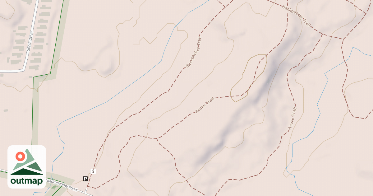 Map of Acorn Trail