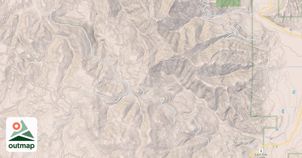 Map of BUTTER CREEK