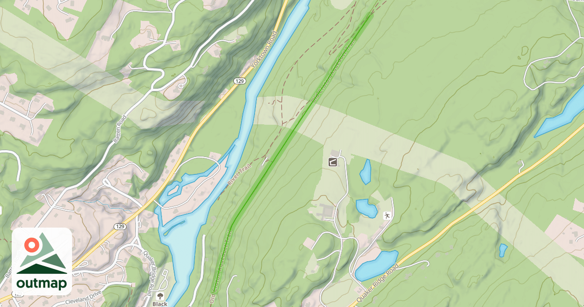 Map of Old Croton Aqueduct Trail