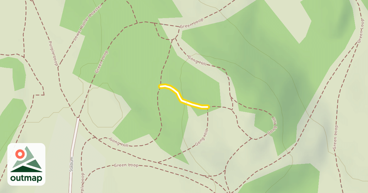 Map of Gong Hill