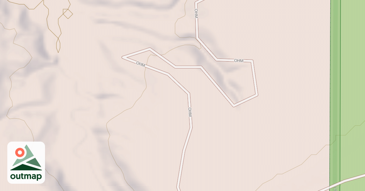 Map of Straight Arrows Trail