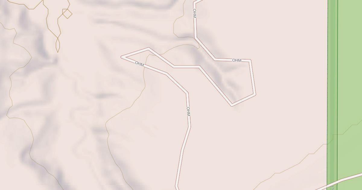 Map preview of Straight Arrows Trail