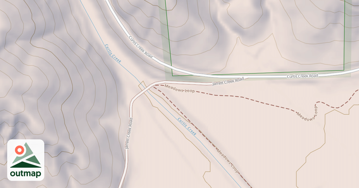 Map of JARRETT CREEK