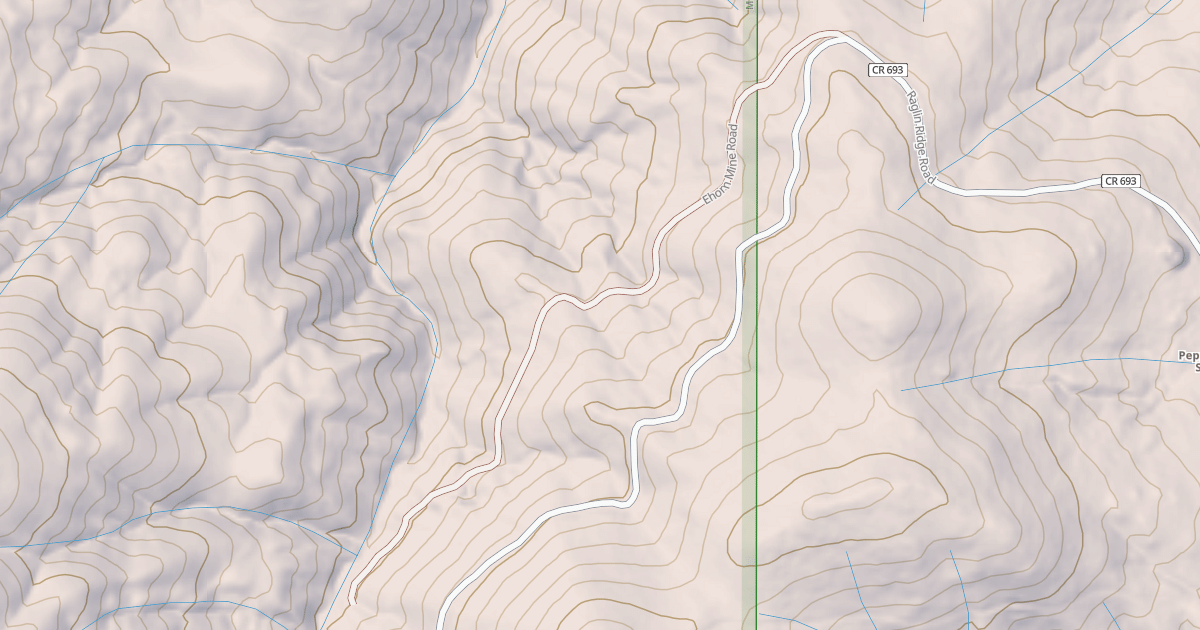 Map preview of EHORN MINE