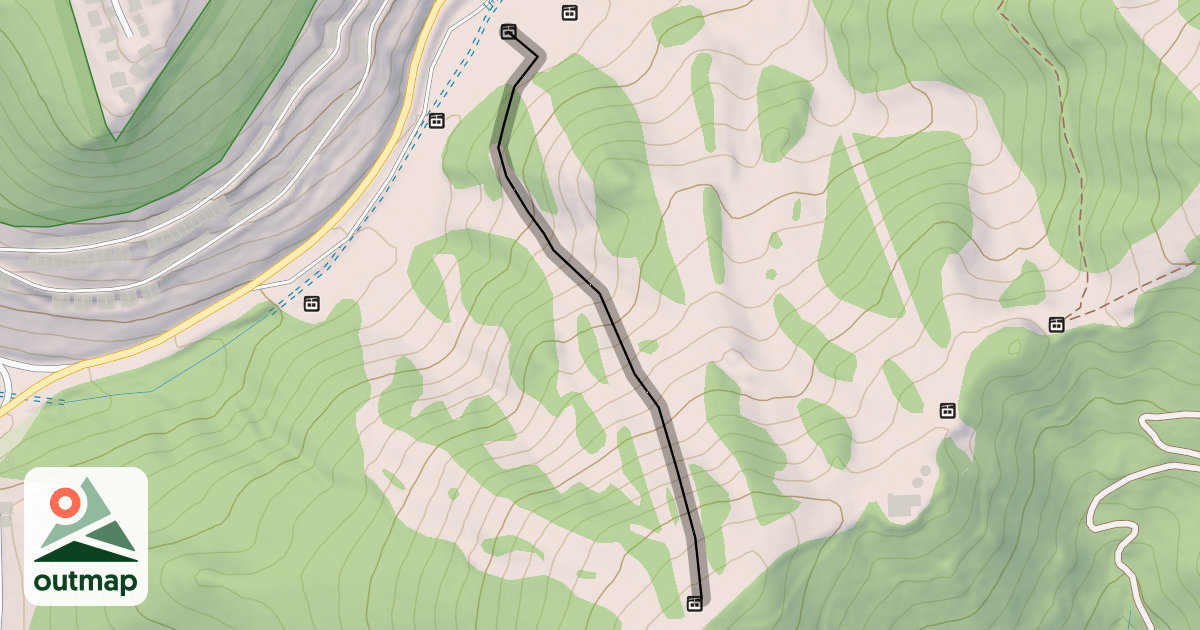 Map of Slalom Glade