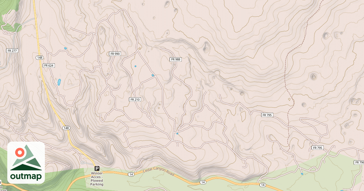 Map of LONG VALLEY