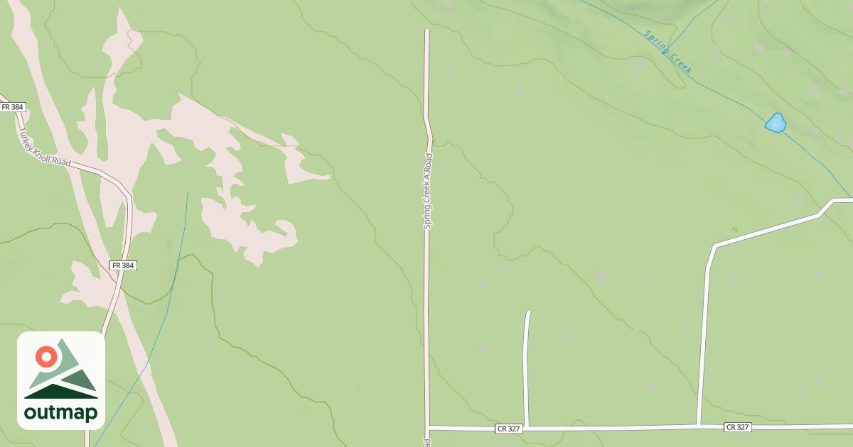 Map of SPRING CRK A