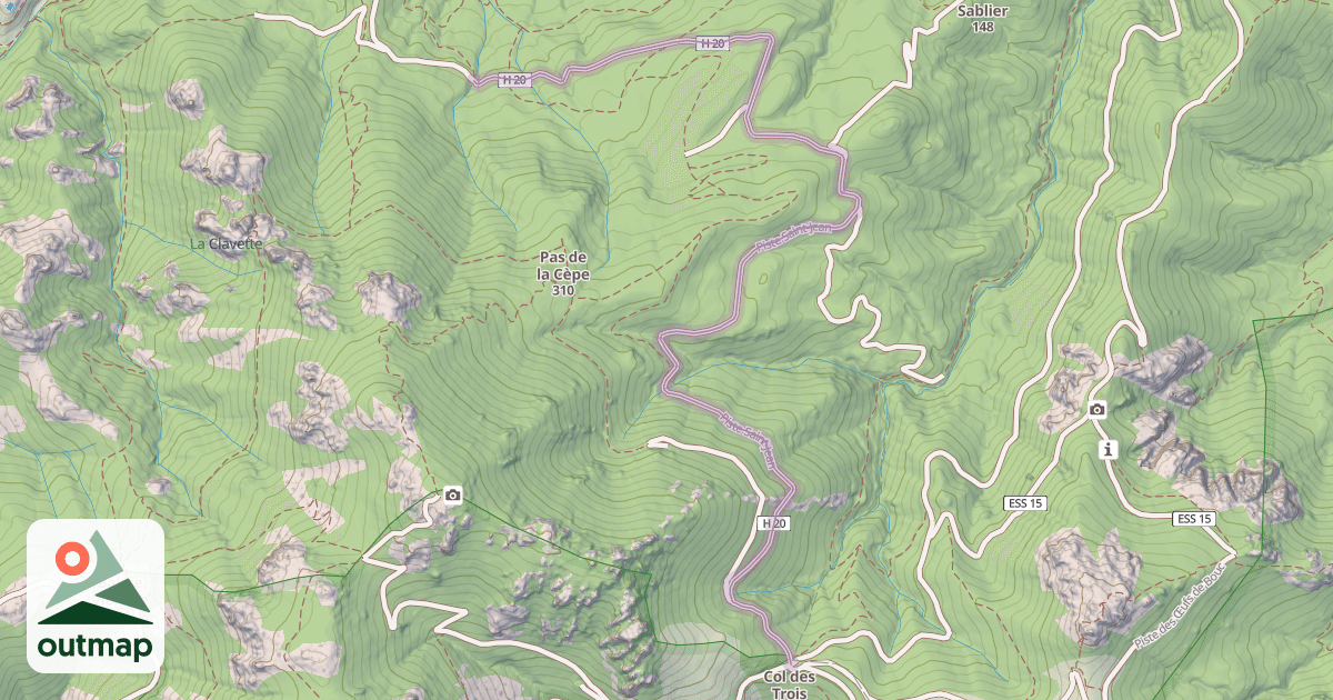Map of Piste Saint-Jean