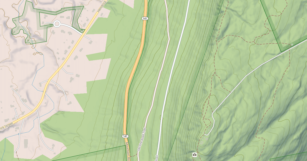 Map preview of Old Fire Road Trail