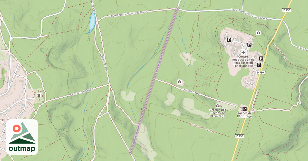 Map of Laie d'Erancourt